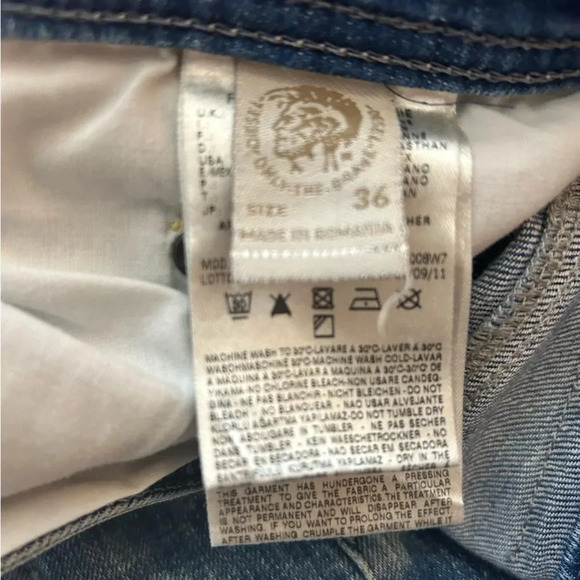 Diesel Men’s Jeans Larkee Relaxed Comfort Straight Wash 008W7 Size 36/30 - Picture 10 of 12